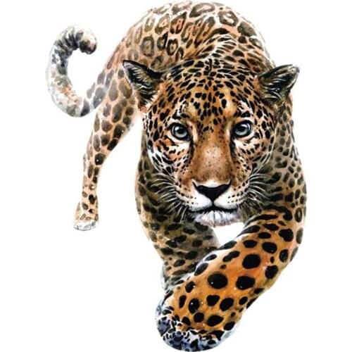 Clothing Patches Leopard Pattern Iron On Patches Thermal Transfer Printing DIY Stickers for Clothes Fashion Style Decoration