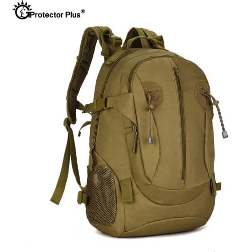 PROTECTOR PLUS 40L Military Fans Outdoor Waterproof Nylon Backpack Durable High Capacity Travel Climbing Computer Bag Unisex