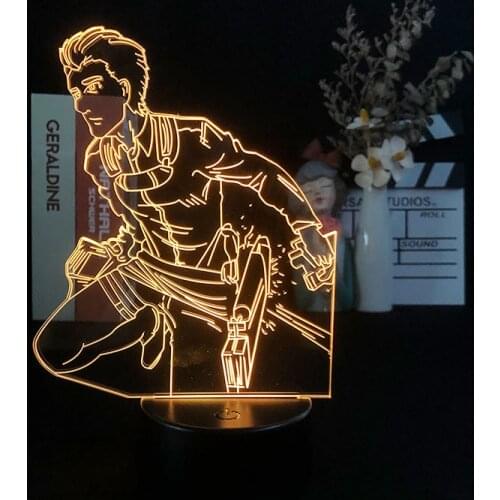 3D Night Light Alarm Clock Base Light Color Changing Manga Jean Kirschstein Japanese Anime Lovely Gift Delivery Children