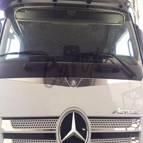 Front Chest Trim Mercedes Actros MP4 Super Polished Stainless Steel 3 Pcs