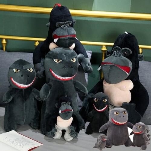 Godzilla Vs Kong Product Plush Toy Doll Cartoon Anime Character Cute Style Super Soft Short Plush Doll Anime Plush Birthday Gift