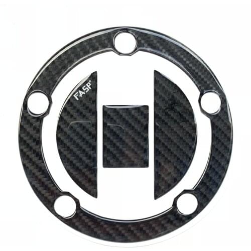 Fit For GSXR600/750 GSX-R1000 GSX1300R SV1000 SFV650 Carbon Fiber Gas Cap Cover Pad Fuel Tank Sticker Decal Protector