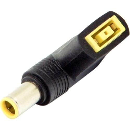DC 7.9*5.4mm DC Plug to Rectangle Female Charger Power Adapter 90 Degree Angled for Lenovo ThinkPad X1 Carbon Laptop