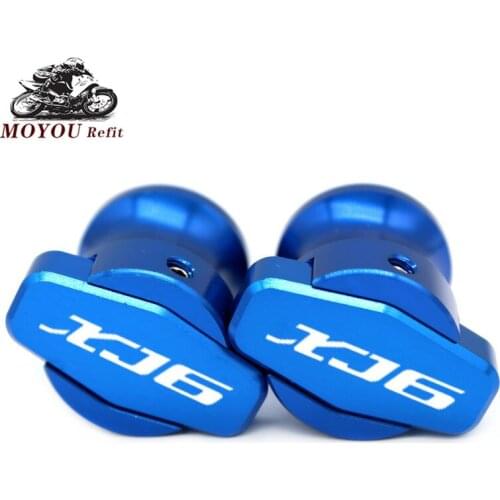 For YAMAHA XJ6 DIVERSION 2010 2011 2012 2013 2014 2015 Motorcycle CNC Frame Stands M6 Screws Sliders Swingarm Spools Slider