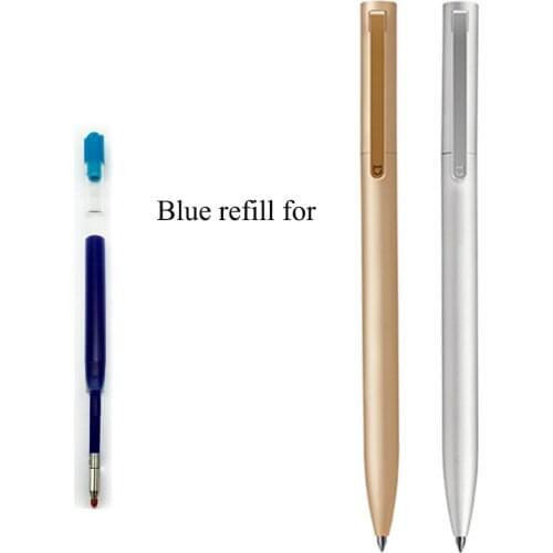 0.5MM Blue Color Inks Refill For Xiaomi Mijia Pen Metal Version Replacement Only for Gold Color Silver Color Mijia Pen