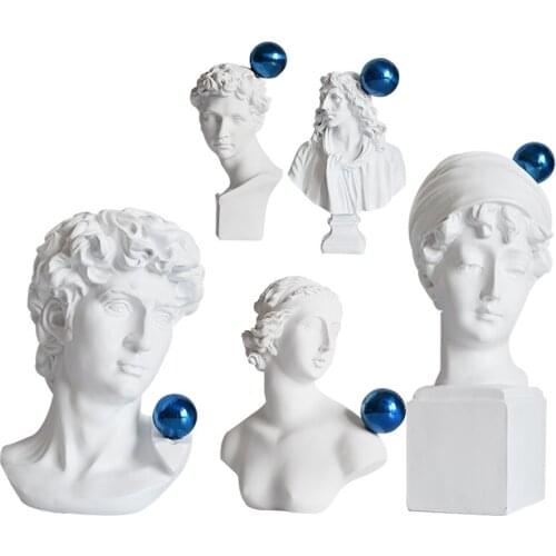 WU CHEN LONG David Venus Goddess Figurine Statue Giuliano de' Medici Art Sculpture Resin Craft Home Decoration Accessories R2242