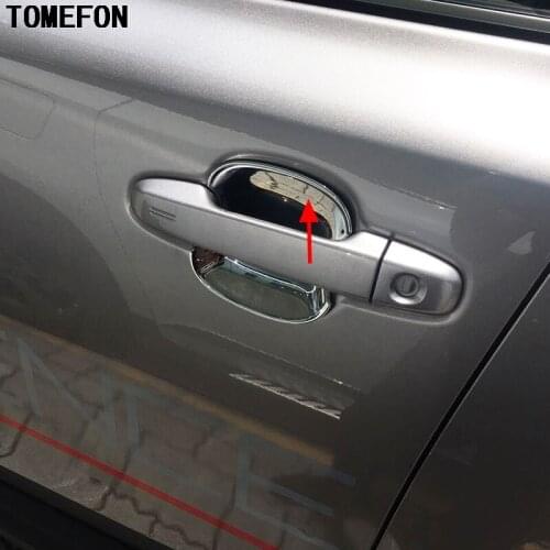 TOMEFON 2pcs For Toyota C-HR CHR 2016 2017 ABS Chrome Front Left Right Side Door Handle Bowl Panel Cover Trim Car Styling