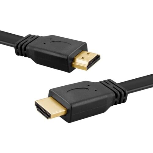 High quality full HD short HDMI-compatible cable supports 3D male to male plug flat cable cord for audio video HD TV 30 cm 50 cm