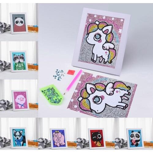 Animals Horse Cat Full Special Shaped Diamond Painting 5D Diamond Cross Stitch DIY Crystal Embroidery Arts Craft Gifts for Kids