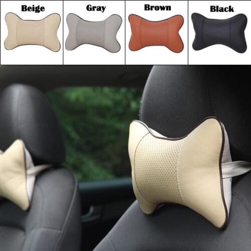 1Piece Car Seat Headrest Head Neck Pillow Comfortable Soft Pad Neck Rest Support Cushion Car Neck Pillow Auto Head in car pillow