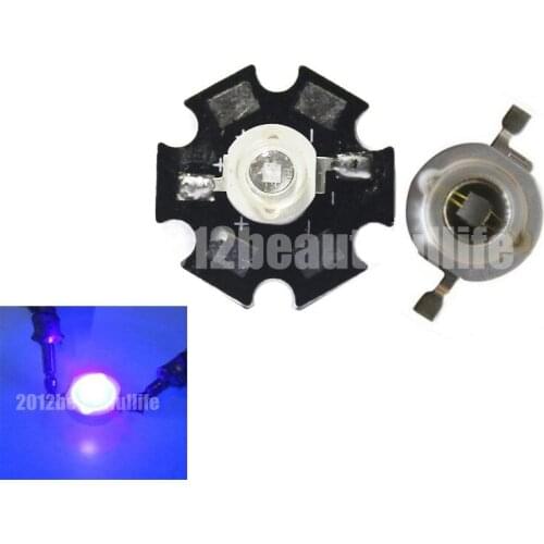 10pcs/lot 1W 3W 395nm UV High Power Led Nail Curing Solidification D