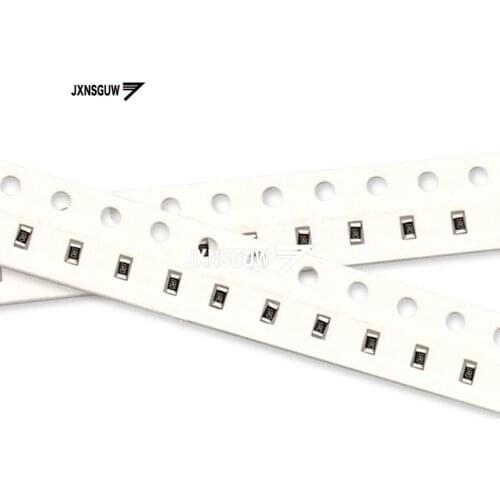 100PCS Chip resistor 0805 1/8W 1% 0 0.1 10 100 150 220 330 ohm 1K 2.2K 10K 20K 100K 1M 6M8 10M 0R 0.1R 10R 100R 150R 220R 330R