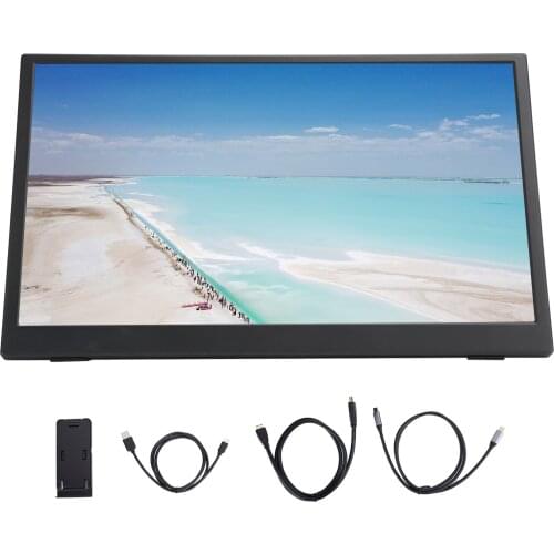 15.6in IPS Portable Ultrathin Display Game Console Computer HDMI Type‑C Split Screen 1080P For PS/NS/XBOX/SWITCH