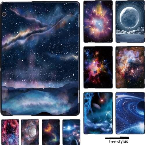 Tablet Case for Huawei MediaPad T3 10 9.6 Inch/MediaPad T5 10 10.1 Inch/T3 8.0 Hard Protective Shell + Stylus