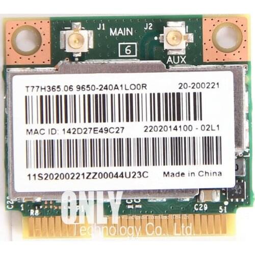 Dual Band Broadcom BCM943228HMB 802.11a/b/g/n 300Mbps Wifi Wireless Bluetooth 4.0 Half MINI pci-e Card Notebook Wlan 2.4Ghz 5Ghz
