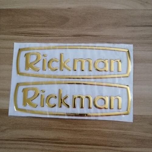 Emblems Stickers Decals 3D Yellow Reflective Motorcycle Logos for Rickman