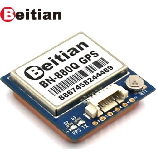 BEITIAN compass QMC5883L AMP2.6/PIX4/PIXHAWK GNSS GPS GLONASS Dual flight control GPS module BN-880Q