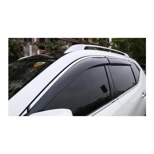 For 2014 -2019 Nissan X-trail X Trail Rogue T32 Window Visor Vent Shades Sun Rain Deflector Guard Awnings Auto Accessories