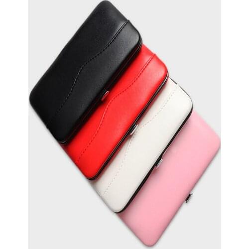 Red/Black/White/Pink Makeup Tools Bag Eyelash Extension Tweezers Case Storage Box