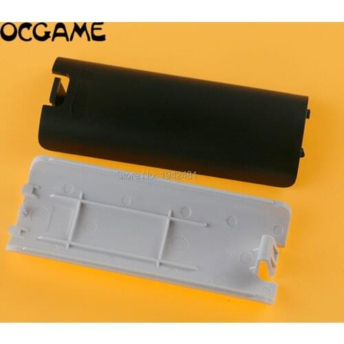 50PCS black&white battery cover case battery back door shell cover for wii remote controller