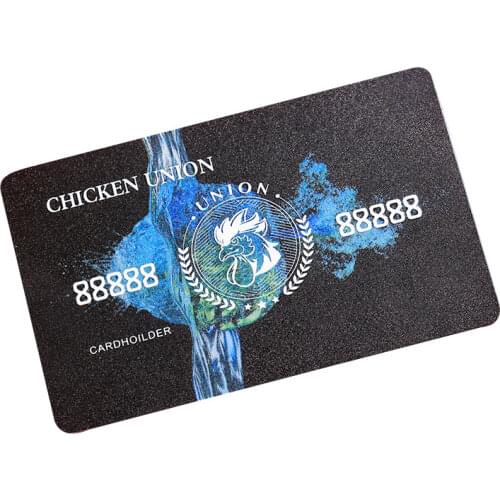 0.36mm matte white plastic cards with both sides printing