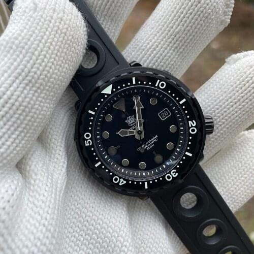 STEELDIVE SD1975XT 300m Diving Watch Automatic Stainless Steel Ceramic Bezel NH35 Mens Wristwatch Mechanical Dive Tuna Watches