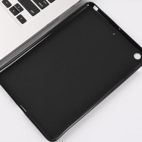 Soft Silicone TPU Smart Tablet Back Cover For Apple iPad mini 1 2 3 Shockproof Black Case for iPad mini1 mini2 mini3 7.9'' Funda