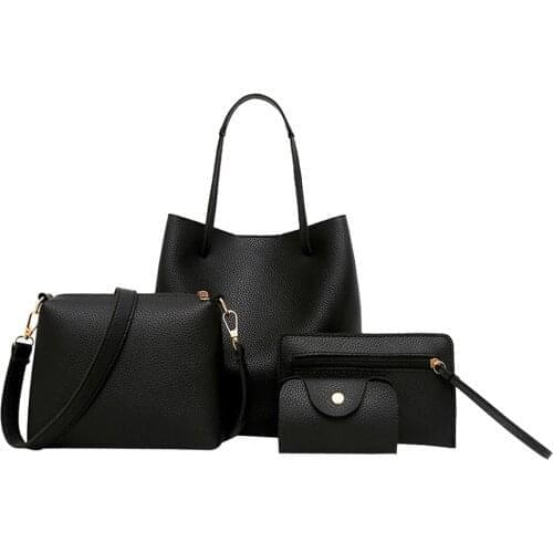 Women Bags Four Set Handbags Shoulder Tote Crossbody Bags Taschen Women Bolsa Masculina Sac Femme Sac Main Femme Torebka Damska