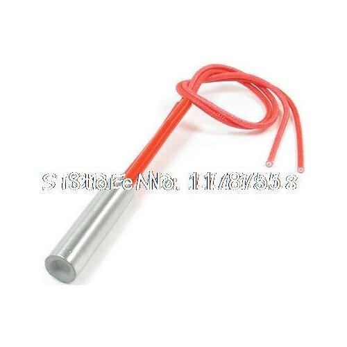 Single Head Red Two-wire Cartridge Heater 220V 50W 10mm x 40mm