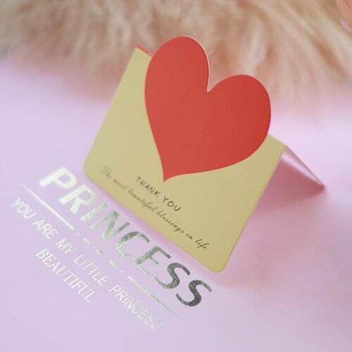 Heart Shape Wedding Party Invitations Birthday Cards Greeting Cards Thanks Cards Valentine Christmas Letter Postcards