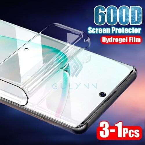 3Pcs 600D Full Protective Hydrogel Film For Samsung A01 M31 A51 A71 A10 A30 M10 A40 A50 A70 A10 A20 S M20 Screen Protector