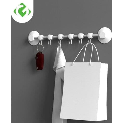 Rustproof Bathroom Tools Organizer Towel Holder Key Hooks Kitchen Organizer Cupboard Storage Rack Shelf GUANYAO