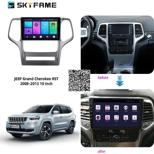 SKYFAME Car Radio Stereo For Jeep Grand Cherokee SRT-8 2008-2013 Android Multimedia System GPS Navigation DVD Player