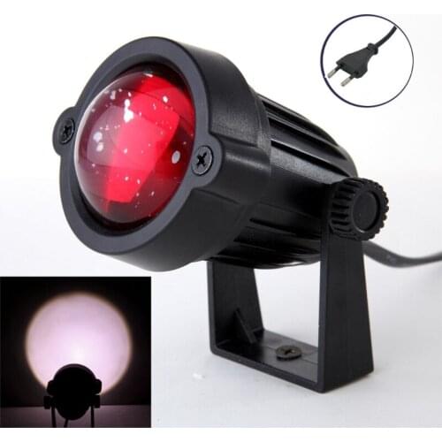 Sunsets Led Projection Light 180 Degree Rotation Romantic Visual Led Light Net Red Light and USB Modern Floor-standing for