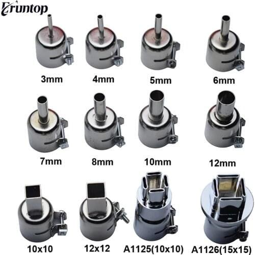 1PCS 850 Universal Nozzle Soldering station Hot Air Stations Gun Nozzles for 858D Welding Nozzles