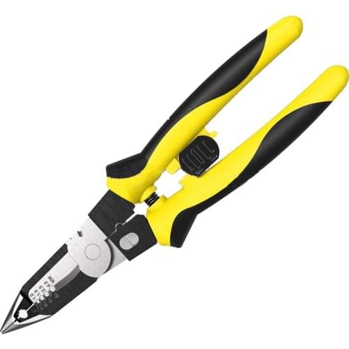 Universal Diagonal Pliers Needle Nose Pliers Wire Stripper Cable Cutter Terminal Crimping Pliers Tools Electrician Hand Tool