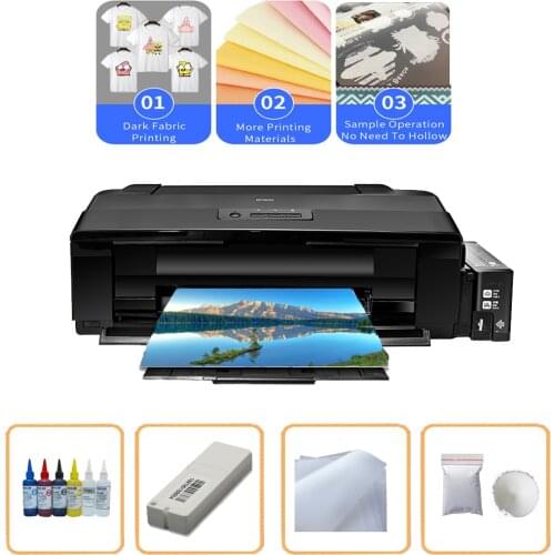 Vilaxh for epson l1800 a3 dtf printer direct transfer of print head any garment material with pet film dtf dtf powder