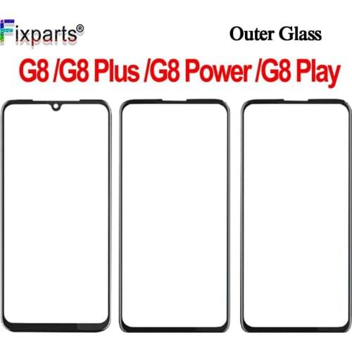 Outer Glass For Motorola Moto G8 / G8 Play / G8 Plus /G8 Power Front Glass Outer Glass LCD Outer Panel Glass Lens Replacement