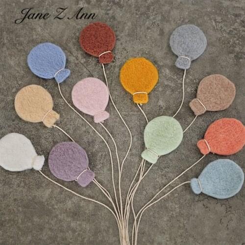 Jane Z Ann Dream Balloon Wool Felt Handmade Small Doll Newborn Photography Prop Baby Photo Decoration Pose