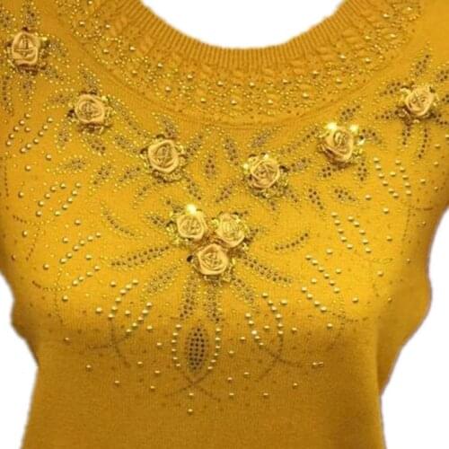 2021 Fashion yellow sweater for women autumn winter knitted jumper sueter mujer ladys sweater pull clothes vetement femme XXXXL