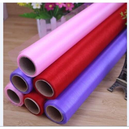 50cmWide 50 meter Snow Yarn Wedding Prop Car Road Decorative Stairs Party Decor Fiber Chair Bows Table Runner Sash Arch Yarn