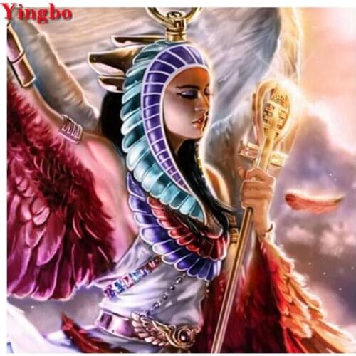 DIY 5D Diamond Painting Egyptian beauty angel Cross Stitch Set Embroidery Diamond Mosaic Hobbies And Crafts Home Decoration
