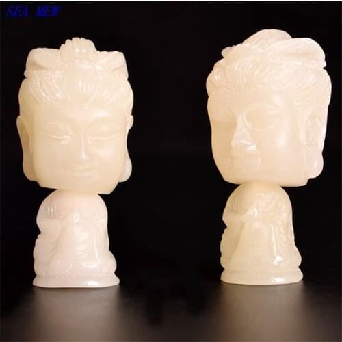 SEA MEW Tibetan Resin Tee Pagoda Spacer Bead Buddha Bead Loose Beads For Jewelry Making