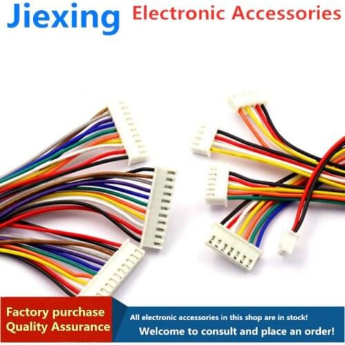 5PCS XH2.54 electronic wire terminal wire single-head tinned 30CM rehearsal cable 2/3/4/5/6/10P