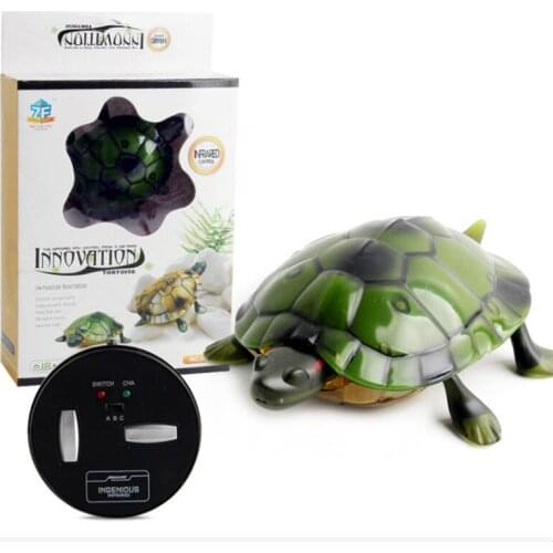 Simulation Animal Tortoise Infrared Remote Control Kids Toy Birthday Gift