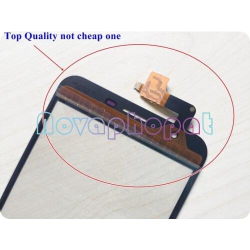 Novaphopat 100% Tested TOP 5inch Black Touchscreen For BQ BQS-5505 BQS 5505 Amsterdam Touch Screen Digitizer Screen Replacement