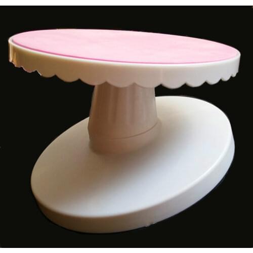 Baking equipment Fondant cake decorating table Decorating turntable Cake operating table Adjustable tilting turntable