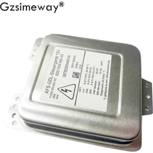 OEM 5DC009060-00 Headlight Xenon Ignition Block D1S AFS Control Unit Module A2118705585 For Benz W211