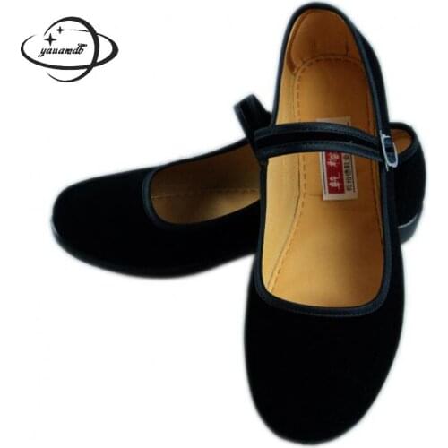 Womens Casual Shoes Female Spring Autumn Flats Cloth Shoes Buckle Strap Solid Color Comfortable Ladies Shoes Y16