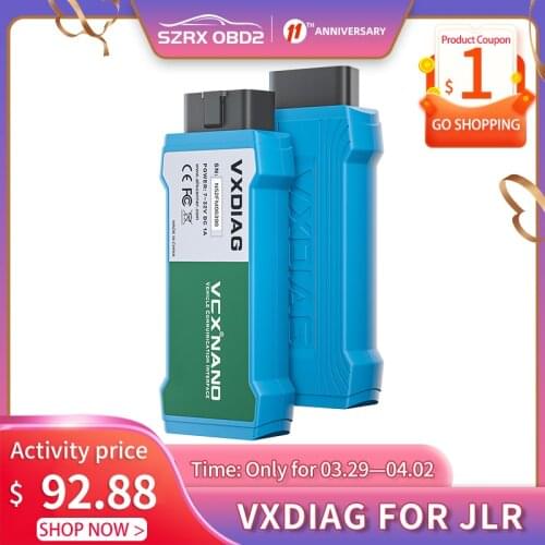 VXDIAG For JLR SDD Car Accessories OBD2 Code Scanner Programming Wifi VCX NANO For Jaguar For Land Rover V159 Diagnostic Tool